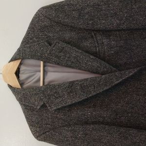 Land's End Charter Collection Gray Donegal Tweed Sport Jacket 37R*